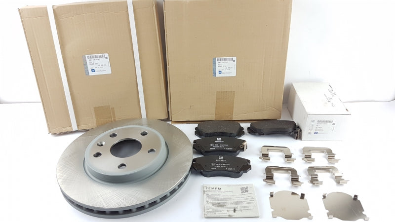 OPEL Brake Set (2 Discs, 4 Pads) 95516089