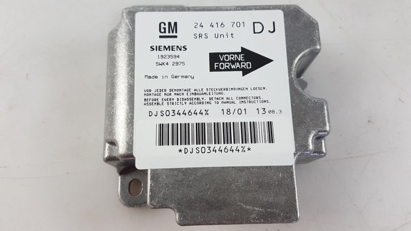 OPEL Control Unit, Airbag 9195782