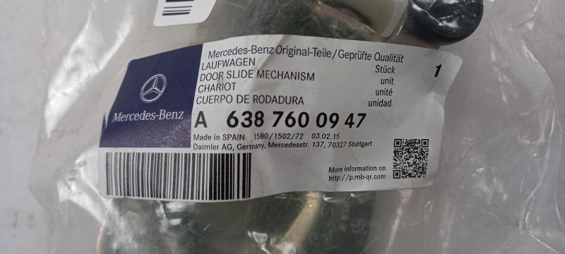 MERCEDES-BENZ Roller Guide, Sliding Door A6387600947